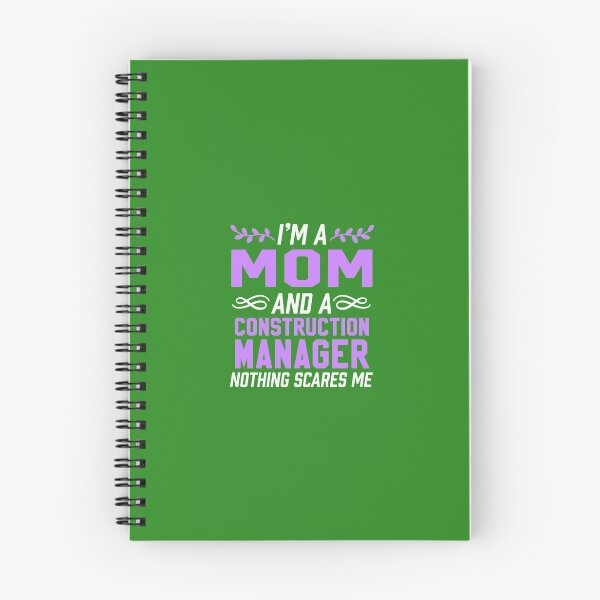 Item preview, I'm Mom & Construction Manager Nothing Scares Me designed and sold by AlwaysAwesome.