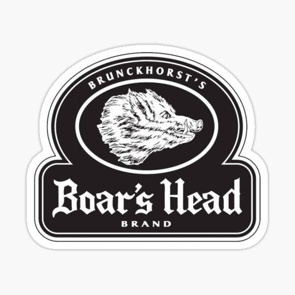 "Retro The Boars Head" Sticker for Sale by DLutfy Redbubble