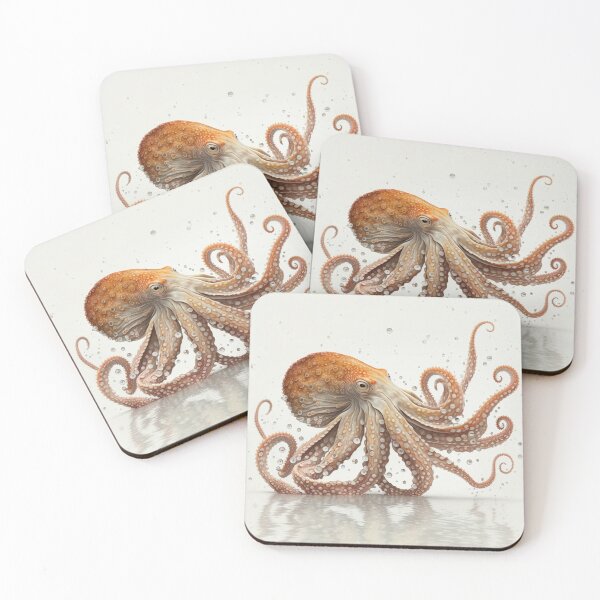 Item preview, Watercolour Octopus designed and sold by NattyCorvus.