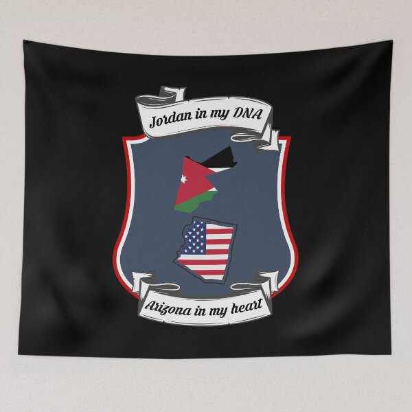 Item preview, Jordan in my DNA, Arizona in my heart Heritage designed and sold by Tony ⭐⭐⭐⭐⭐.