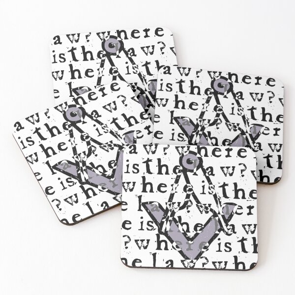 Item preview, Full background where is the Law?(black) designed and sold by Aion-design.