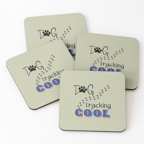 Item preview, Dog Tracking is COOL  (for light colored fabrics)for the rescuers who find lost kids, pets, elderly and other animals, the heroes who train and track. designed and sold by tranquilbeach.