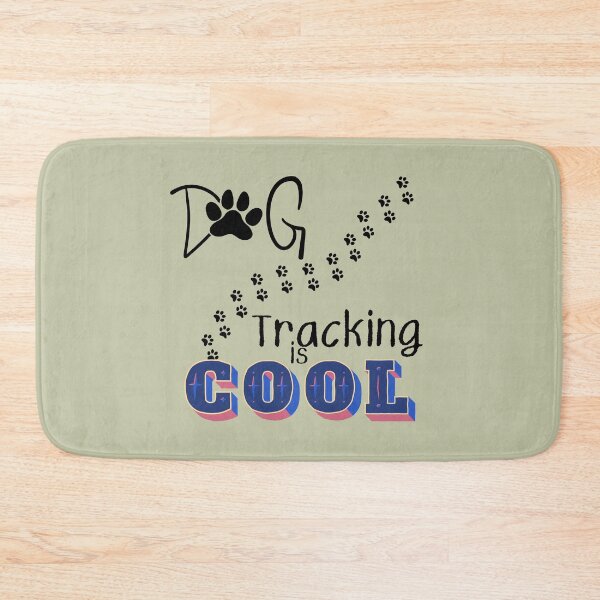 Item preview, Dog Tracking is COOL  (for light colored fabrics)for the rescuers who find lost kids, pets, elderly and other animals, the heroes who train and track. designed and sold by tranquilbeach.