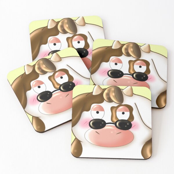 Item preview, I'm Mooody! Cute cow with glasses / sunglasses designed and sold by GiiReez.