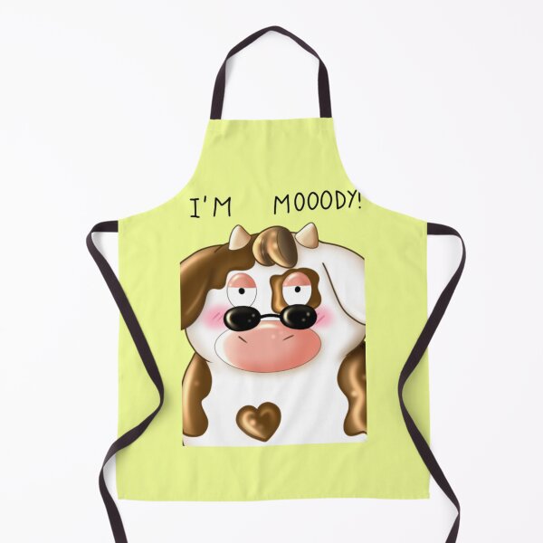 Item preview, I'm Mooody! Cute cow with glasses / sunglasses designed and sold by GiiReez.