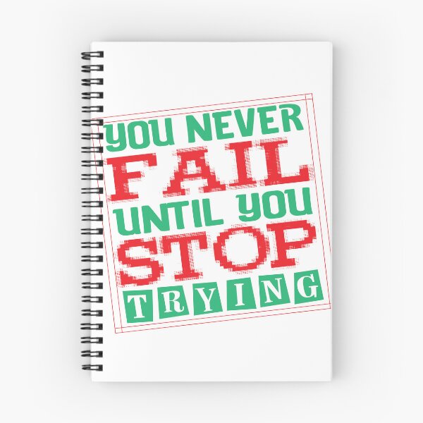 Item preview, You Never Fail Until You Stop Trying designed and sold by TeeEagle.