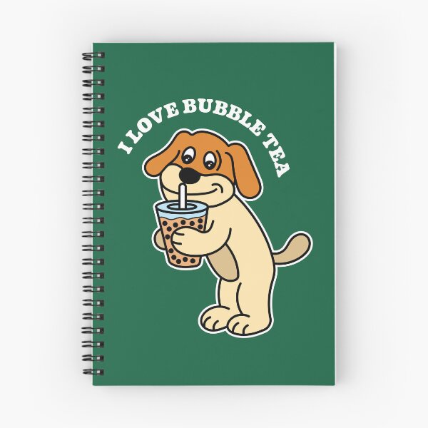 Item preview, Dog Drinking Bubble Tea designed and sold by define design.