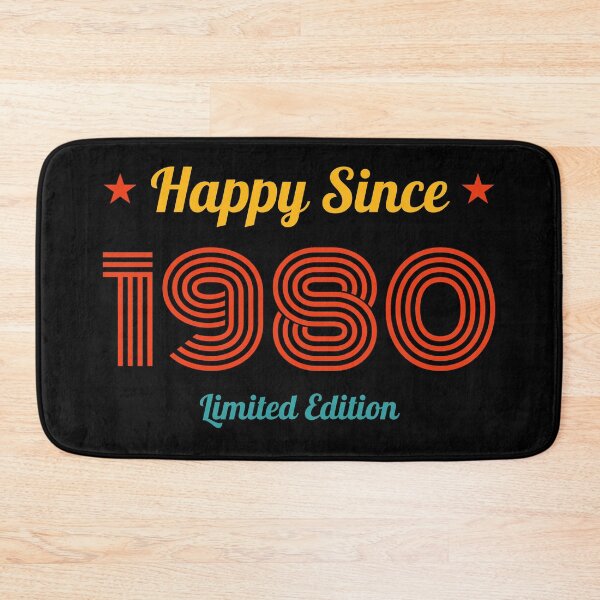 Item preview, VINTAGE HAPPY SINCE 1980 LIMITED EDITION BIRTHDAY GIFT IDEA designed and sold by Kipcio.