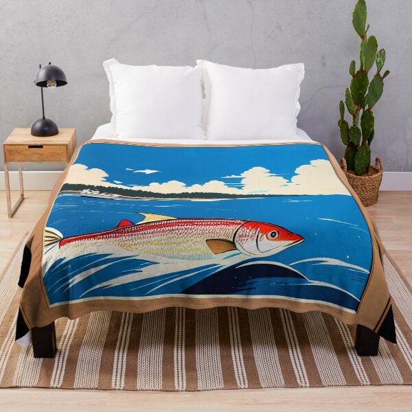 Item preview, Vintage Retro Cod Fishing Poster designed and sold by BAYFAIRE.