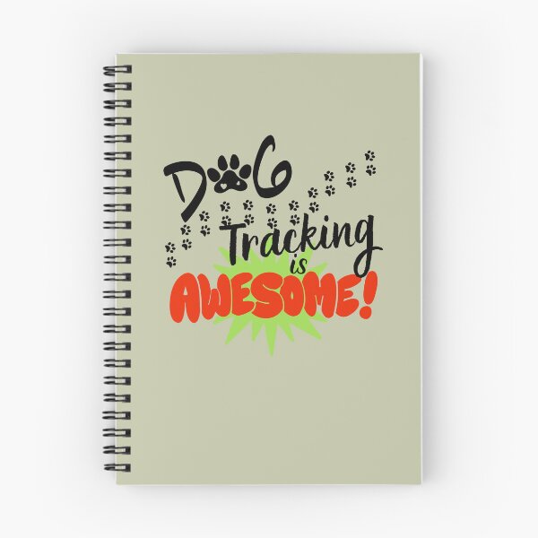 Item preview, Dog Tracking is Awesome Retro design (for light colored fabrics)for the rescuers who find lost kids, pets, elderly and other animals, the heroes who train and track. designed and sold by tranquilbeach.