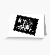 When friends become zombies Greeting Card