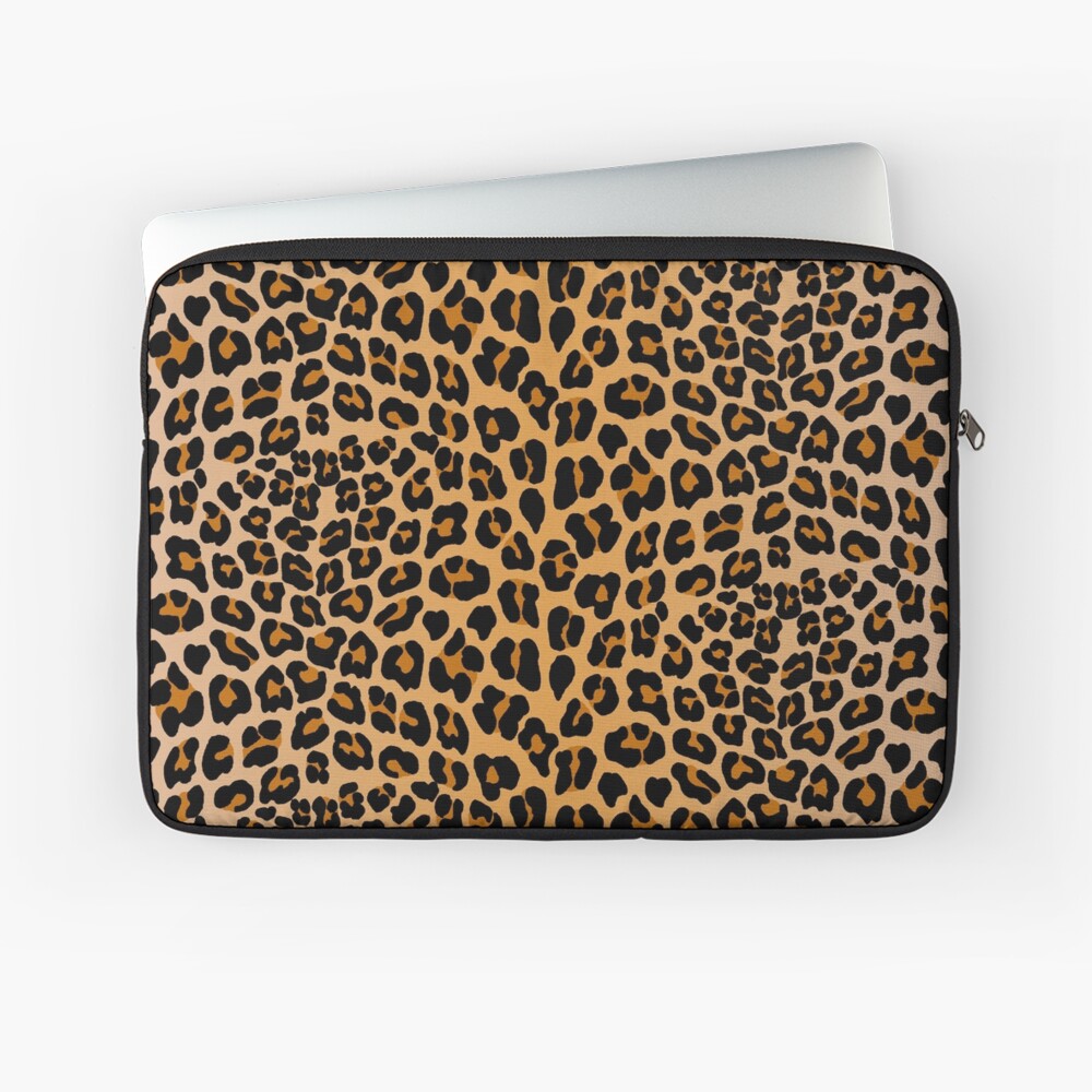 leopard print laptop sleeve