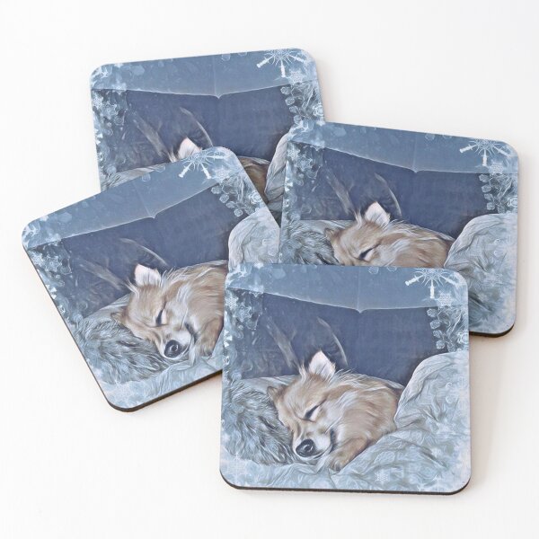 Item preview, A sleeping dog in winter designed and sold by juegossilencio.