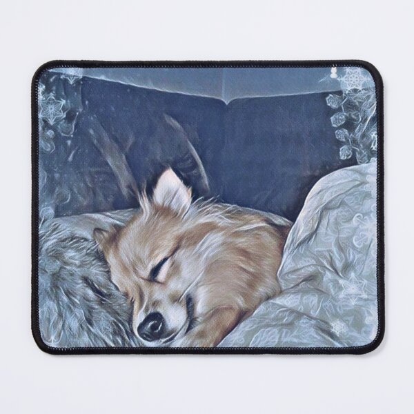 Item preview, A sleeping dog in winter designed and sold by juegossilencio.