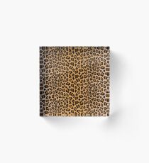 Leopard print Acrylic Block