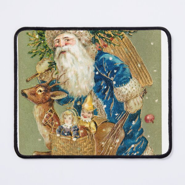 Item preview, A Merry Christmas With Santa and Reindeer designed and sold by Oldetimemercan.