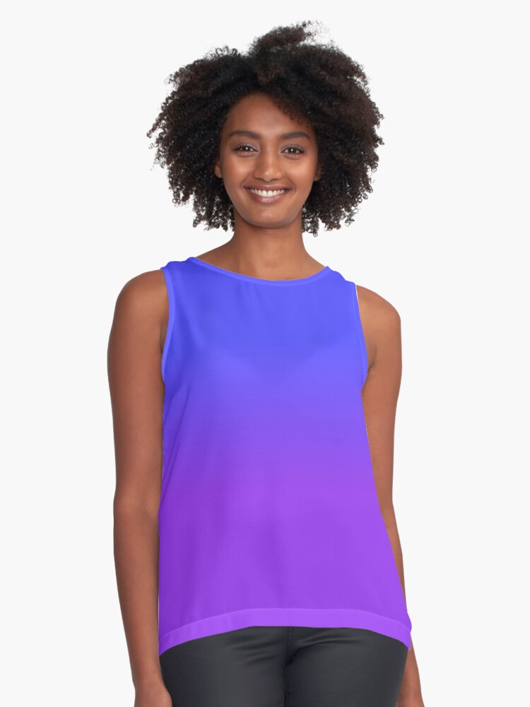 Neon Purple And Bright Neon Blue Ombre Shade Color Fade