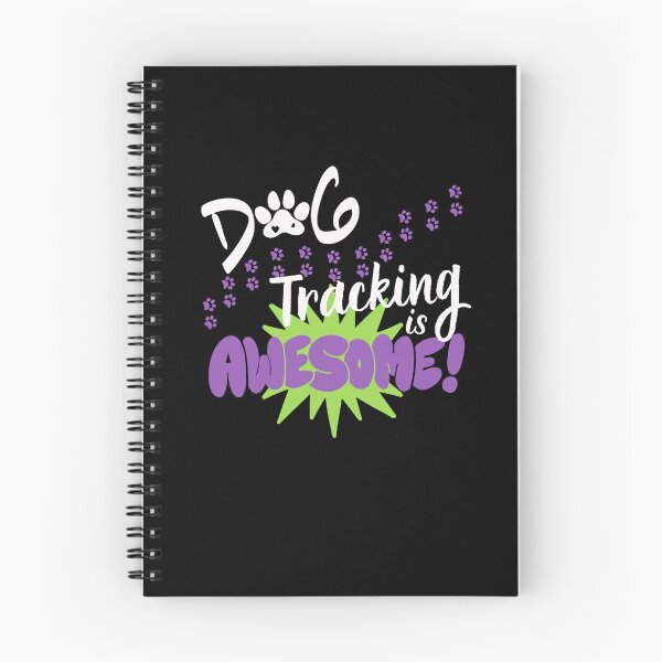 Item preview, Dog Tracking is Awesome Retro Purple design (for dark colored fabrics)for the rescuers who find lost kids, pets, elderly and other animals, the heroes who train and track. designed and sold by tranquilbeach.