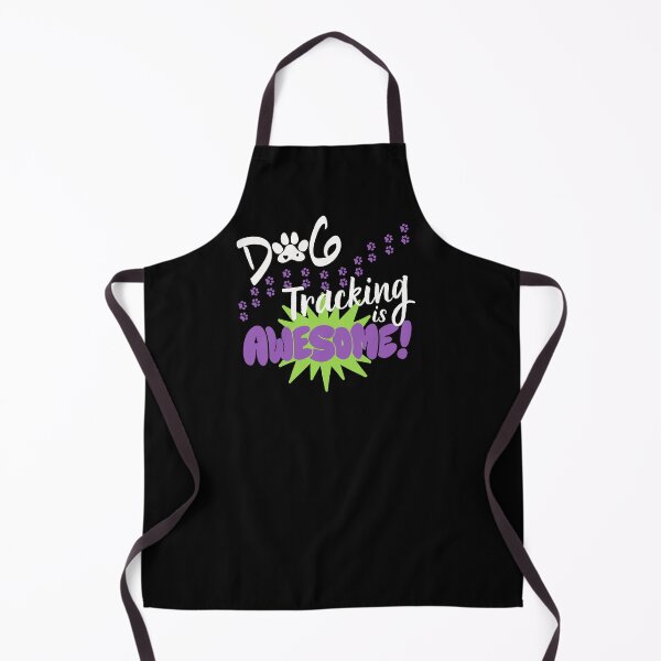 Item preview, Dog Tracking is Awesome Retro Purple design (for dark colored fabrics)for the rescuers who find lost kids, pets, elderly and other animals, the heroes who train and track. designed and sold by tranquilbeach.