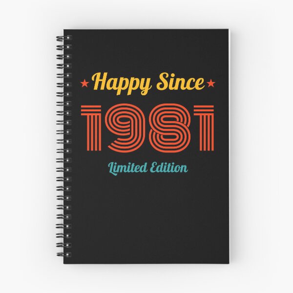 Item preview, VINTAGE HAPPY SINCE 1981 LIMITED EDITION BIRTHDAY GIFT IDEA designed and sold by Kipcio.