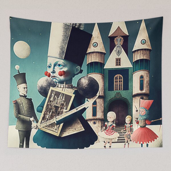Item preview, THE NUTCRACKER SUITE COLLAGE Mid journey Ai Art designed and sold by davidjulie.