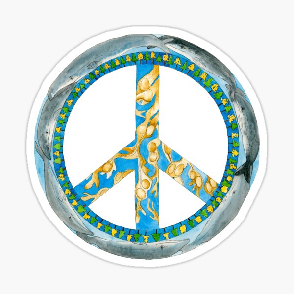 Peace 1 Sticker