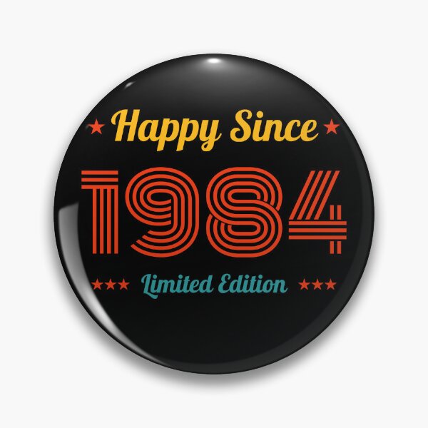 Item preview, VINTAGE HAPPY SINCE 1984 LIMITED EDITION BIRTHDAY GIFT IDEA designed and sold by Kipcio.