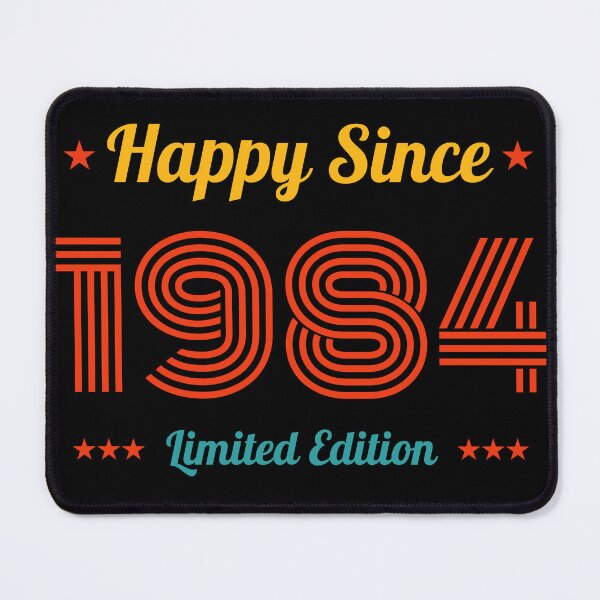Item preview, VINTAGE HAPPY SINCE 1984 LIMITED EDITION BIRTHDAY GIFT IDEA designed and sold by Kipcio.