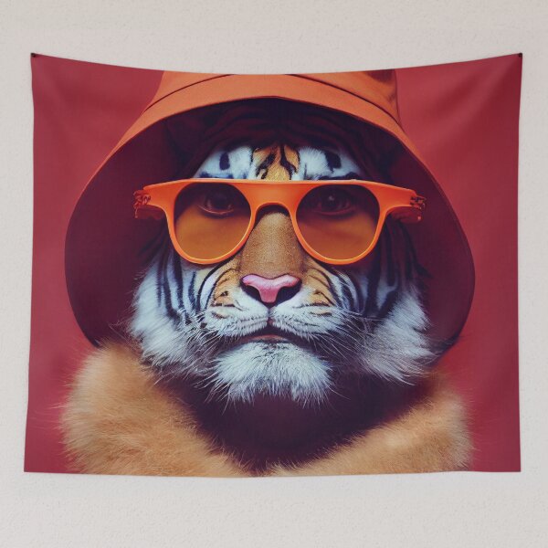 Item preview, HT - Hipster Tiger designed and sold by lorbre.