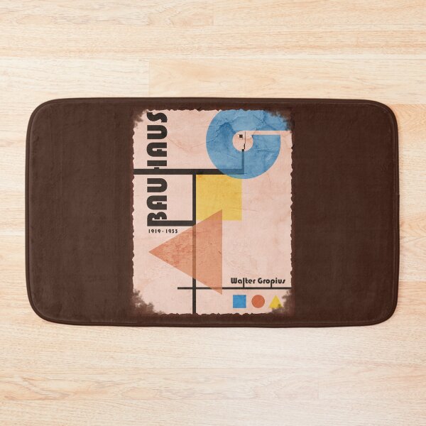 Item preview, Vintage Worn Out Bauhaus Minimalist Artwork Geometric Composition F original design designed and sold by paragonDesign28.