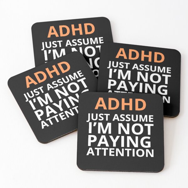 Item preview, ADHD Joke designed and sold by BuraxisQuotes.