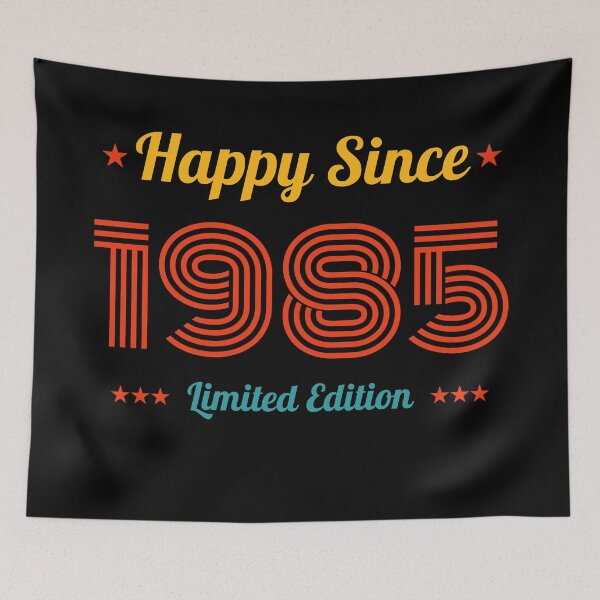 Item preview, VINTAGE HAPPY SINCE 1985 LIMITED EDITION BIRTHDAY GIFT IDEA designed and sold by Kipcio.