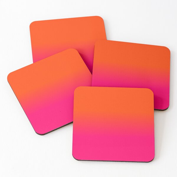 Artikelvorschau, Neon Orange und Neon Pink Ombre Shade Color Fade entworfen und verkauft von podartist.