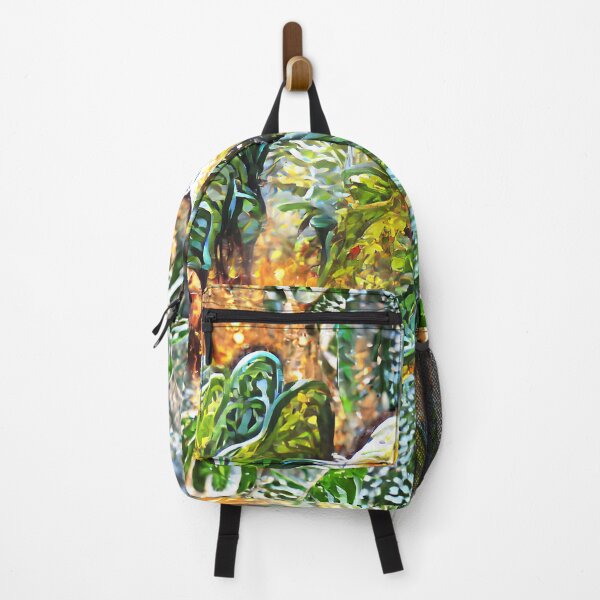 Item preview, ferns, mosses, fireflies, mysterious forest, fairy forest, fairy tale, atmospheric, natural pattern, green, yellow designed and sold by Maria Mihailova.