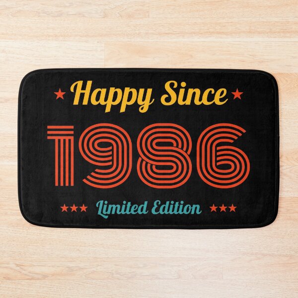 Item preview, VINTAGE HAPPY SINCE 1986 LIMITED EDITION BIRTHDAY GIFT IDEA designed and sold by Kipcio.