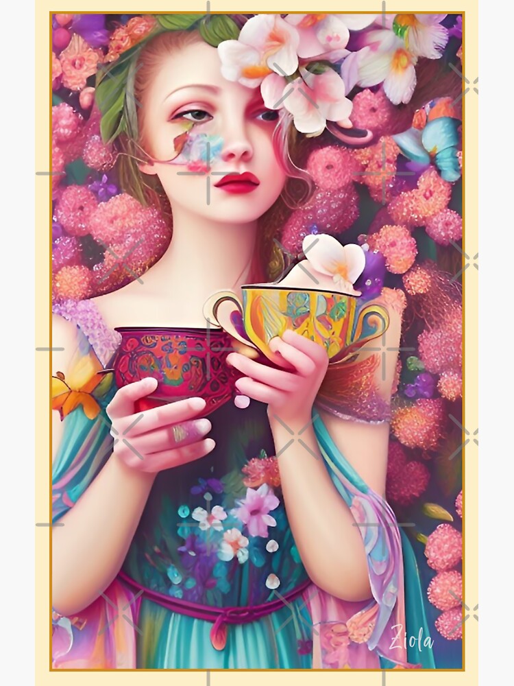 Sticker for Sale avec l'œuvre « Esthétique colorée » de l'artiste  OkihanaShop