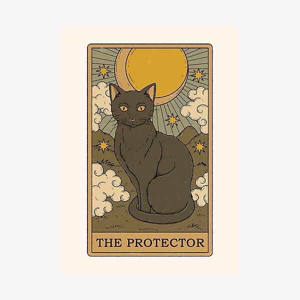 Item preview, Le Protecteur - Tarot du Chat designed and sold by Thiago Corrêa.