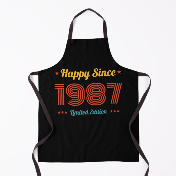 Item preview, VINTAGE HAPPY SINCE 1987 LIMITED EDITION BIRTHDAY GIFT IDEA designed and sold by Kipcio.