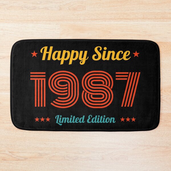 Item preview, VINTAGE HAPPY SINCE 1987 LIMITED EDITION BIRTHDAY GIFT IDEA designed and sold by Kipcio.
