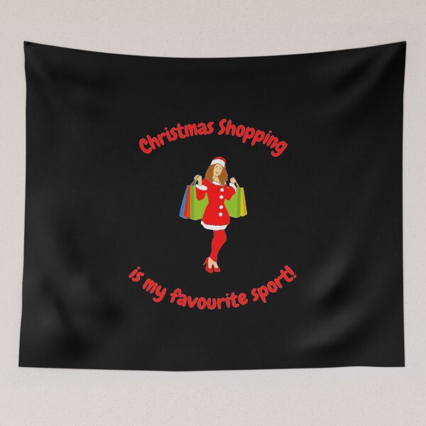 Item preview, Christmas shopping is my favourite sport! designed and sold by Artography Designs.