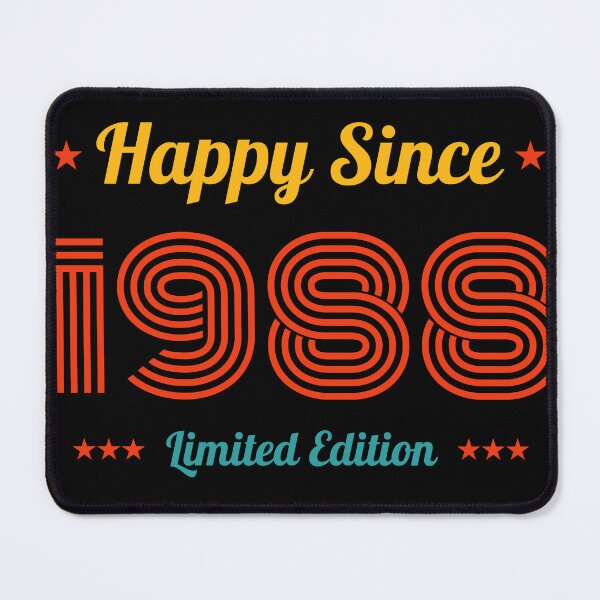 Item preview, VINTAGE HAPPY SINCE 1988 LIMITED EDITION BIRTHDAY GIFT IDEA designed and sold by Kipcio.