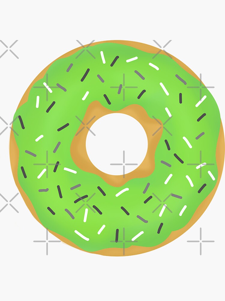"Aromantic Pride Sprinkle Donut" Sticker for Sale by Scoutisnothere