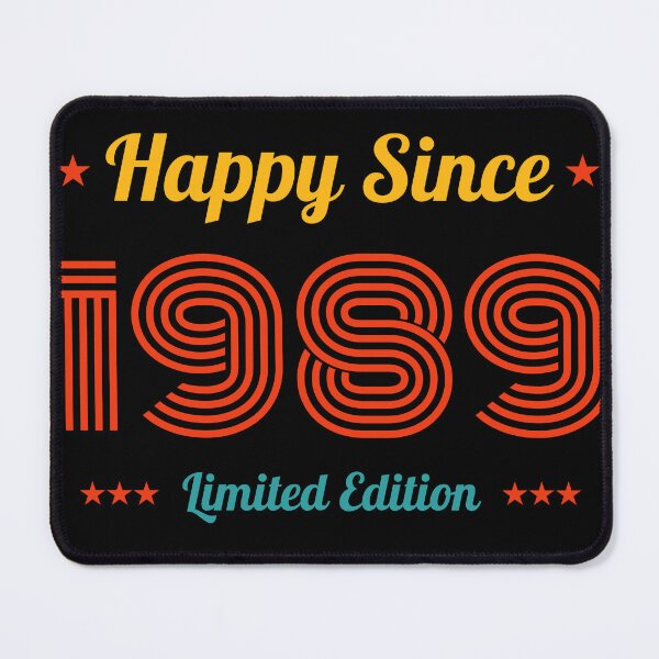 Item preview, VINTAGE HAPPY SINCE 1989 LIMITED EDITION BIRTHDAY GIFT IDEA designed and sold by Kipcio.