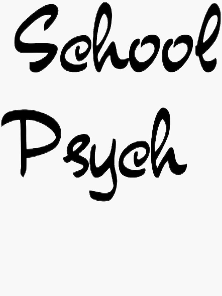 "National School Psychology week" Sticker for Sale by Soumia111 Redbubble