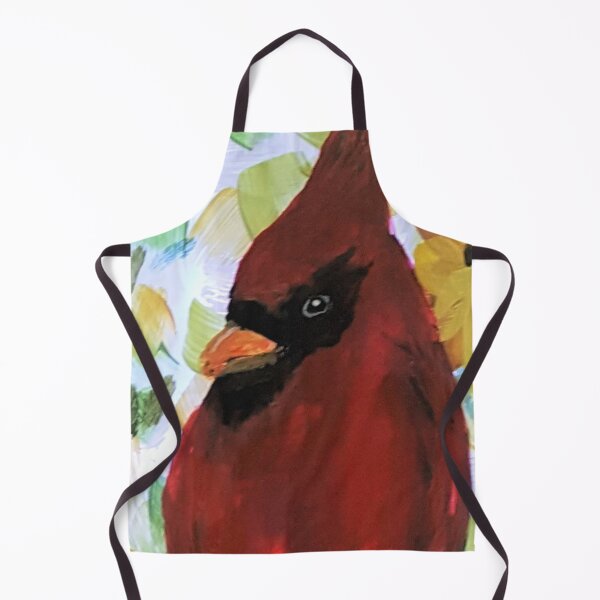 Item preview, Cardinal Painting of Male Bird designed and sold by KVELKY.