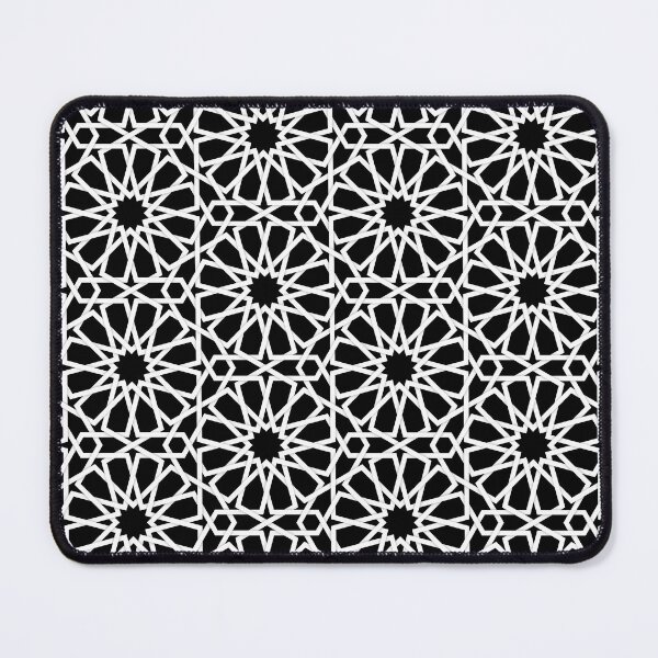 Item preview, White and Black Star Moroccan Star Pattern  designed and sold by Islanr.