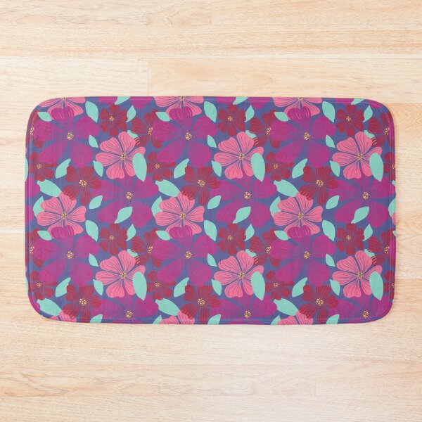 Item preview, Tropical flowers cool tones  designed and sold by Miriam Omura.