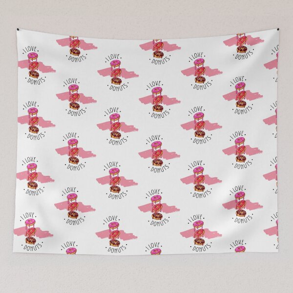 Item preview, I LOVE DONUTS - Donuts and donuts designed and sold by MoshisooPrint.