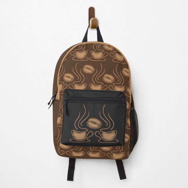 Item preview, Coffee Cup and Beans Line Art Brown designed and sold by iamKaye.