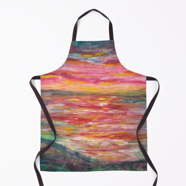 Item preview, Stunning Sunset Over Colorful Water Painting designed and sold by Aryxaba.